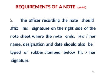 Note In Document Noting and drafting techniques etc in offices.pptx