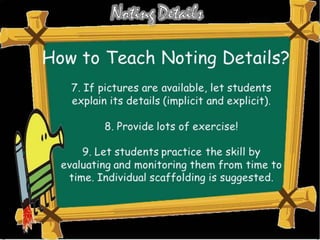 Developmental Reading 2- Noting Details