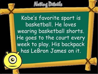 Developmental Reading 2- Noting Details