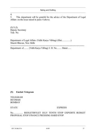 Noting Format Noting & Drafting.doc