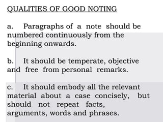 Noting secretariat | PPT