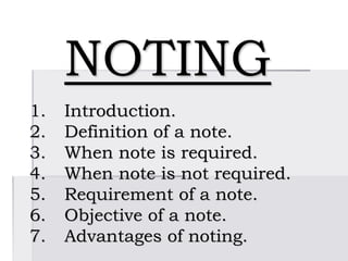 NOTING SECRETARIAT2.ppt