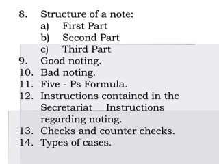 NOTING SECRETARIAT2.ppt