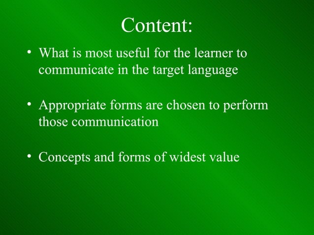 Notional Functional Syllabus Design
