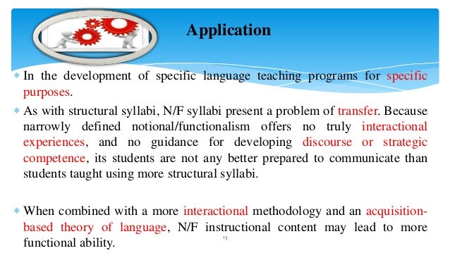 Notional functional syllabus
