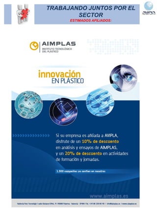 TRABAJANDO JUNTOS POR EL
SECTOR
ESTIMADOS AFILIADOS:
 