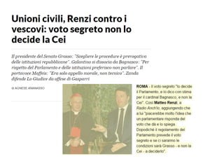 Notizie da commentare