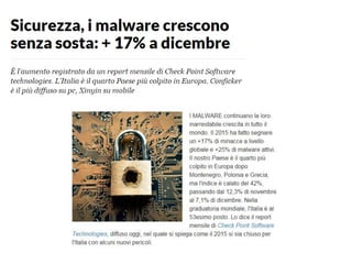 Notizie da commentare