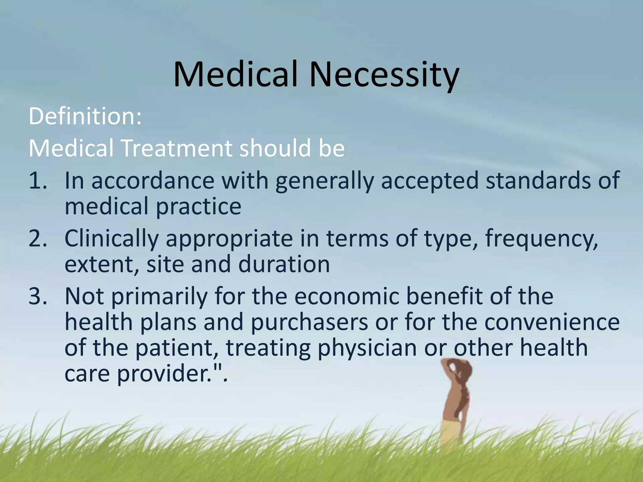 Denial series _ Not medical necessary PPT