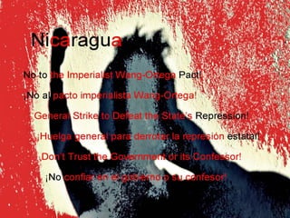 No to the Imperialist Wang-Ortega Pact!