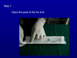 Step 1

         Open the pack at the far end
 