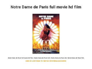 Notre Dame de Paris full movie hd film
Notre Dame de Paris full movie hd film / Notre Dame de Paris full / Notre Dame de Paris hd / Notre Dame de Paris film
LINK IN LAST PAGE TO WATCH OR DOWNLOAD MOVIE
 