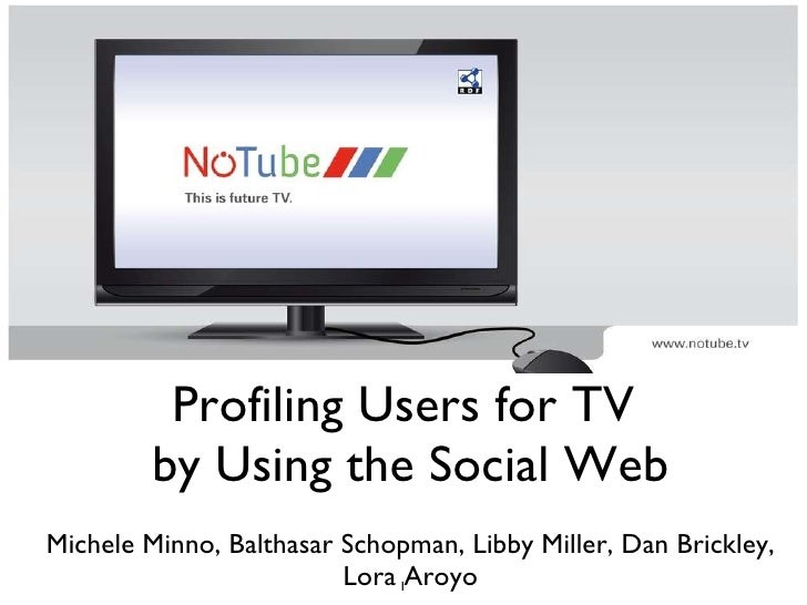 NoTube User Profiling Korea