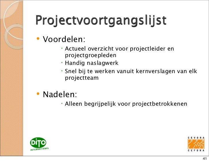 Notulen en verslag vergadering
