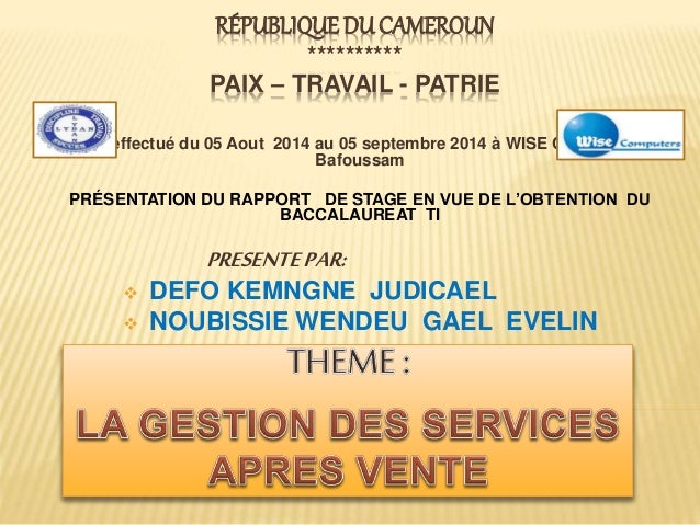 Image Pour Rapport De Stage