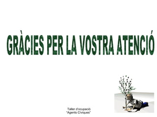 NO TOT ES POT RECICLAR, I RECICLAR ÉS UN PROCÉS COSTÓS PER A TOTHOM. Cada santfeliuenc/a genera 1 kg de residus al dia CAL PENSAR ABANS DE COMPRAR. EL MILLOR RESIDU ÉS AQUELL QUE NO ES PRODUEIX!!! 