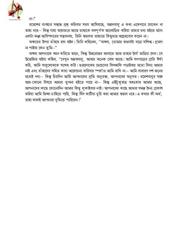 Noukadubi By Rabindranath Thakur