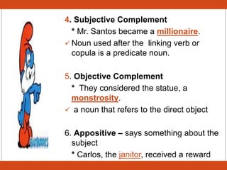 Using Complement Noun Noun | PPT