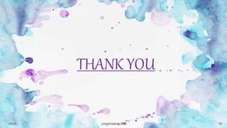 THANK YOU
20XX presentation title 16
 