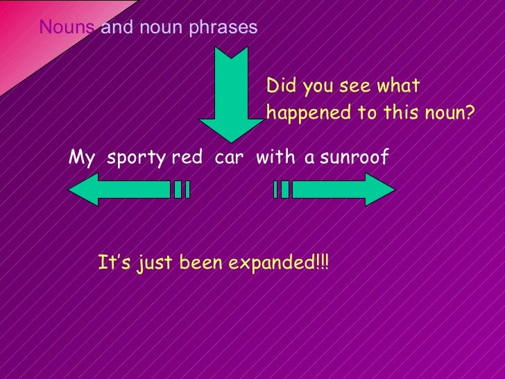 Noun And Noun Phrases Presentation