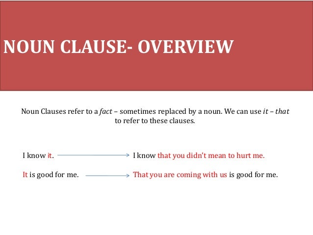 Noun clause-subject function