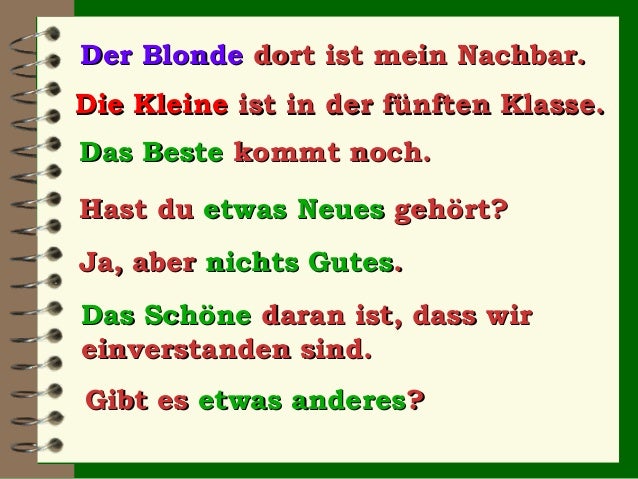 German Grammer Noun Adjectives Traum Academy Kadavanthra 9745539266