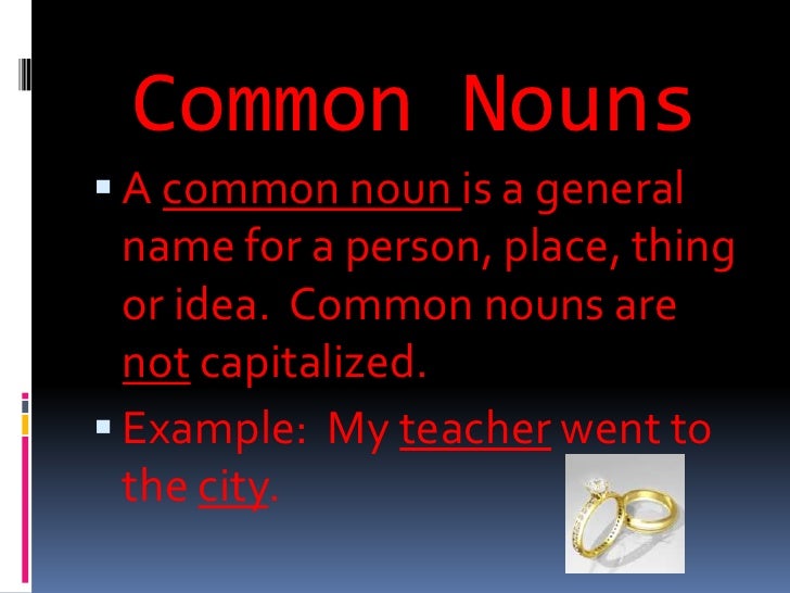 Noun Notes