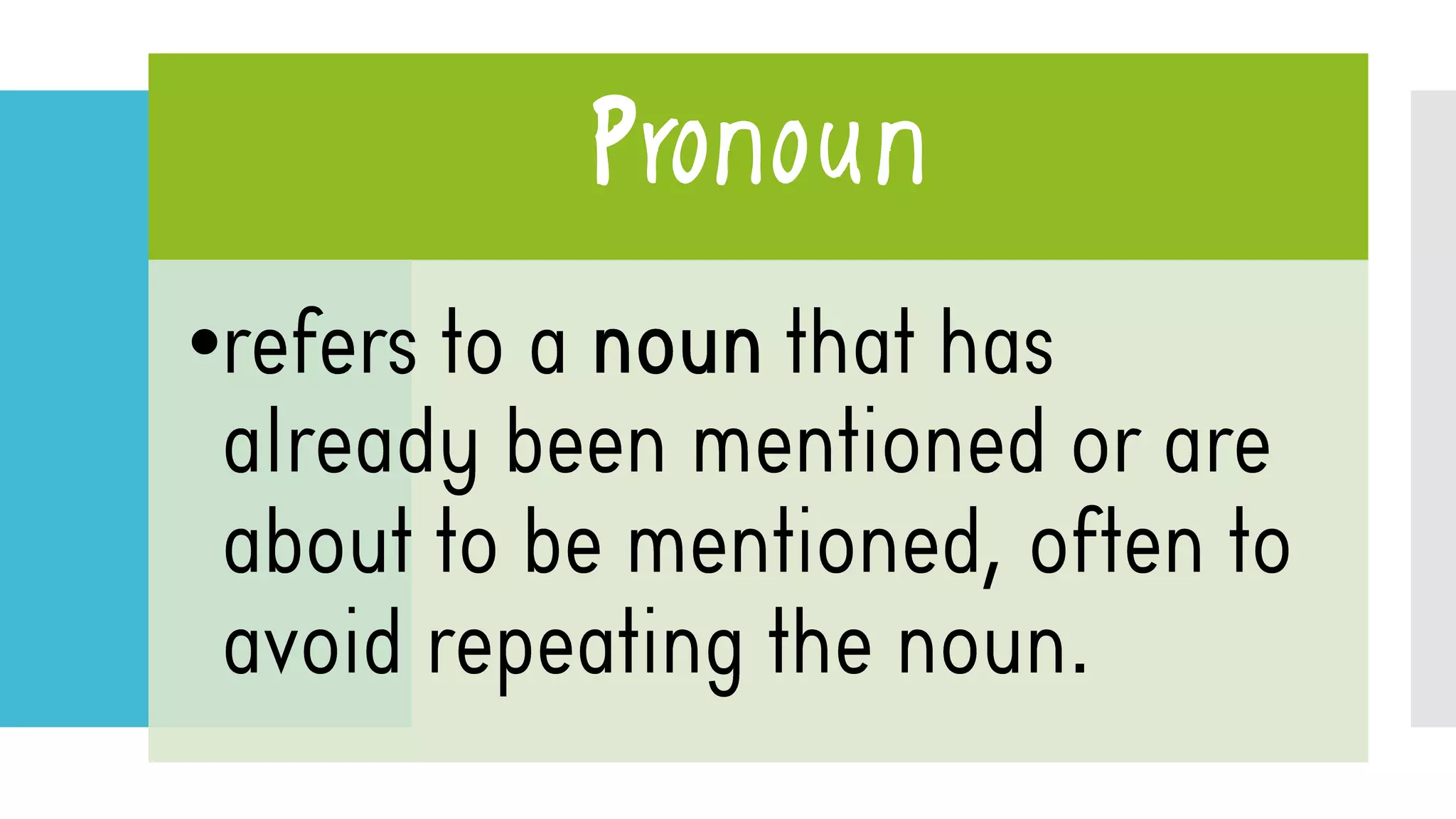 Pronoun
,
.
 