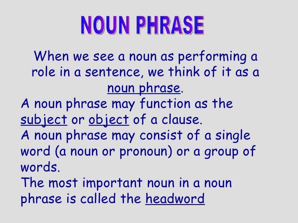 noun-phrases
