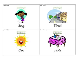 Noun WordsNoun WordsNoun WordsNoun Words
SingSingSingSing
Noun WordsNoun WordsNoun WordsNoun Words
StreetStreetStreetStreet
Noun WordsNoun WordsNoun WordsNoun Words
SunSunSunSun
Noun WordsNoun WordsNoun WordsNoun Words
TableTableTableTable
 