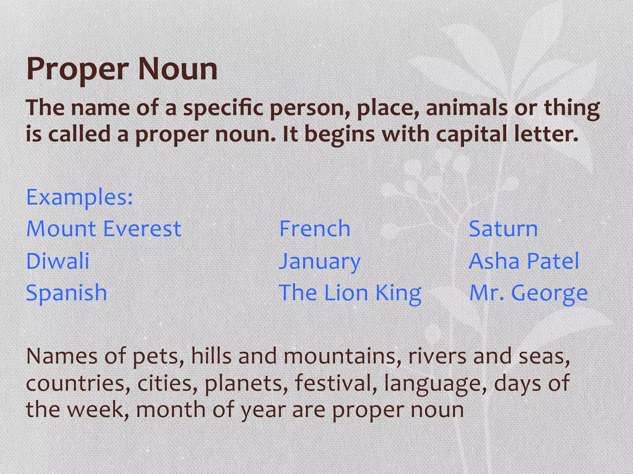Nouns and types of nouns- English grammar | PDF
