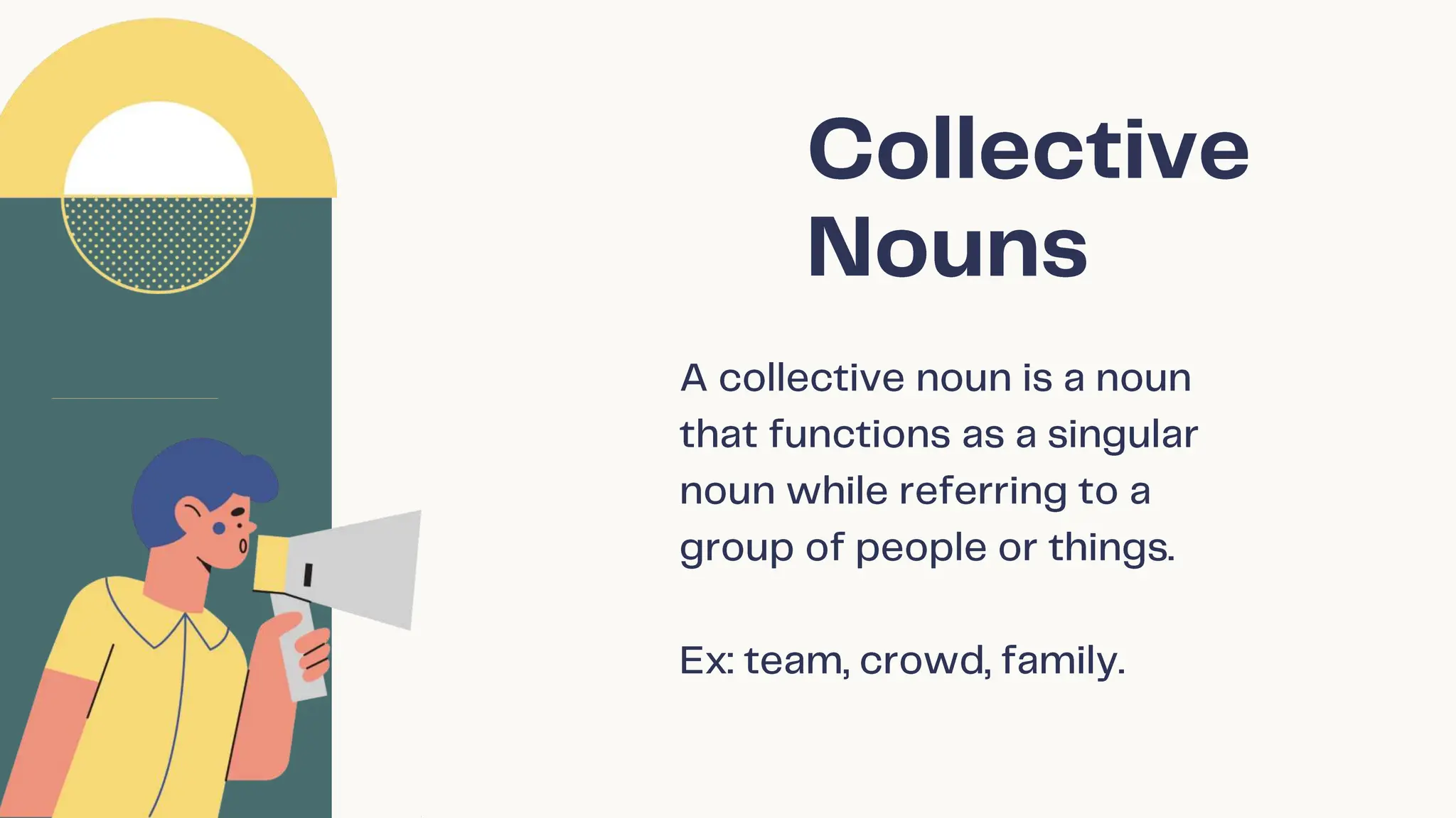 the definition of noun, its types, examples and differences | PPTX