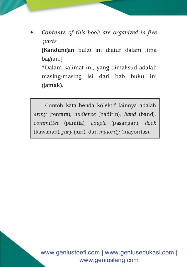 Contoh Kata Jamak Dalam Bahasa Inggris Contoh Kata Jamak Dalam Bahasa Inggris