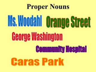 NOUNS Common vs. Proper for grade 3 lu.ppt