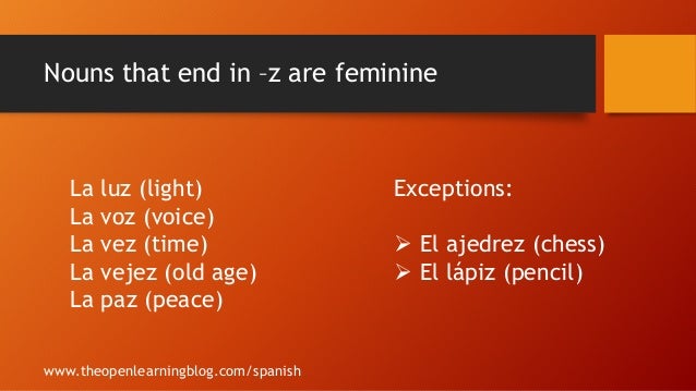 spanish lesson lesson 1 nouns 8 638