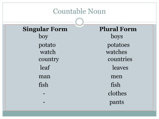Toeic Grammar Guide Count And Non Count Nouns Pdf Noun Grammatical