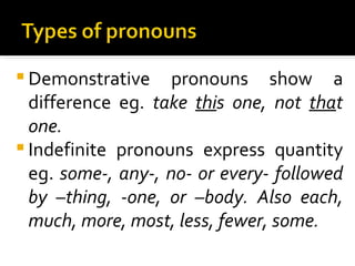 Nouns pronouns | PPT