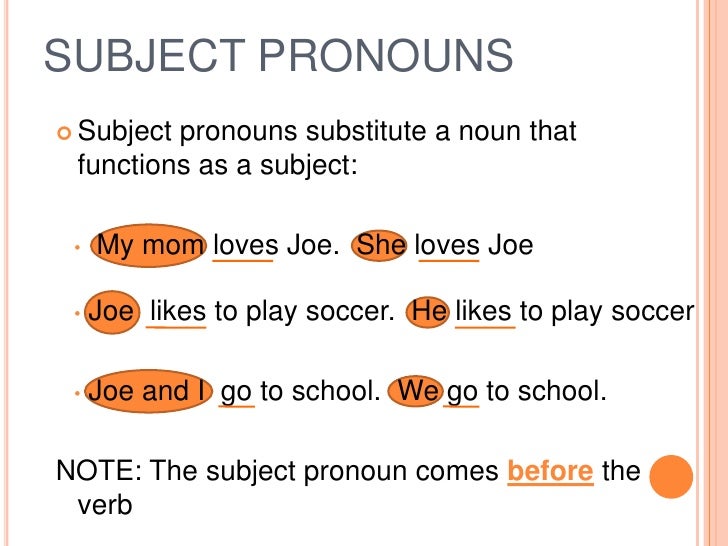 Nouns, pronouns and adjectives