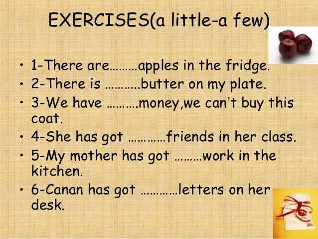 Nouns Quantifiers Many Lots A Few 3 To Use