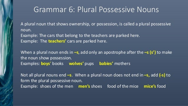 How to write singular possessive nouns ending in s