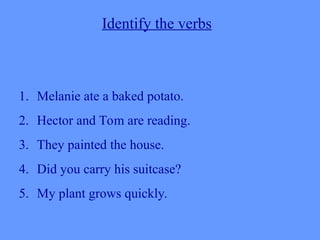 Nouns, Verbs, Pronouns.pptGravity causes all objects to fall towards ...