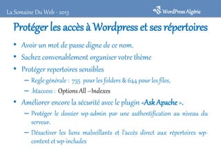 Sécuriser un site Wordpress
