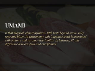 Nourishing Your Workplace: 6 hidden Ingredients that Create “Umami”