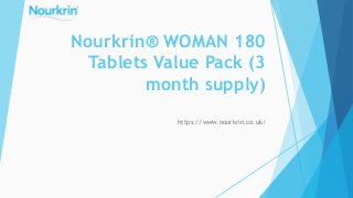 Nourkrin® WOMAN 180
Tablets Value Pack (3
month supply)
https://www.nourkrin.co.uk/
 