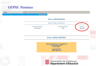 GEPSE: Permisos
 