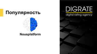 Популярность
Nousplatform
 