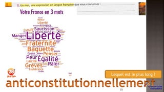 Lequel est le plus long ?
35
 