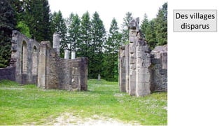 Des villages
disparus
 