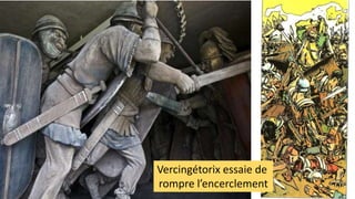 Vercingétorix essaie de
rompre l’encerclement
 