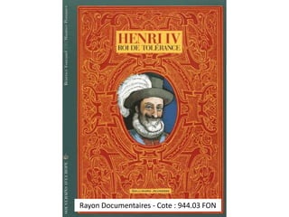 Rayon Documentaires - Cote : 944.03 FON 